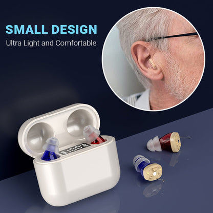 HCR-8C : Mini Digital Rechargeable Hearing Aids (Pair)