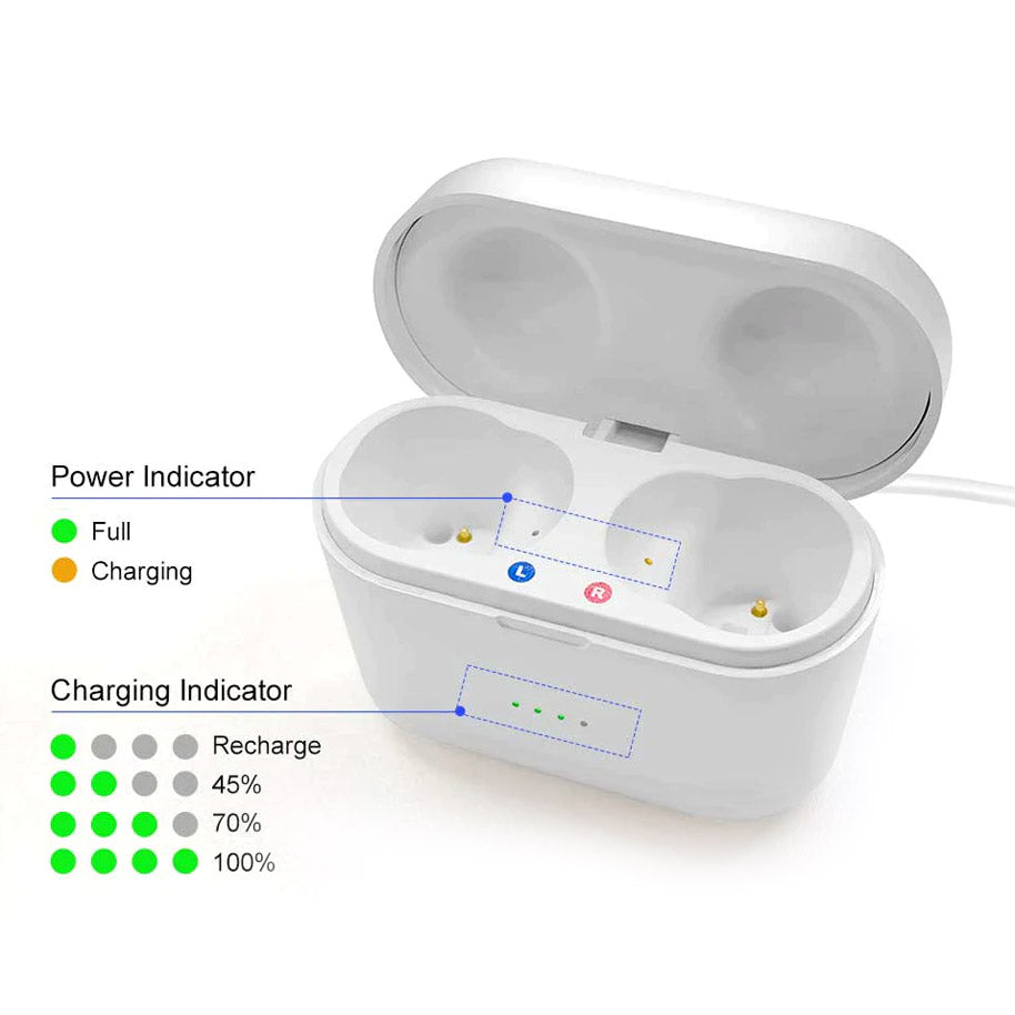 HC02 Micro Rechargeable & Invisible Hearing Aids